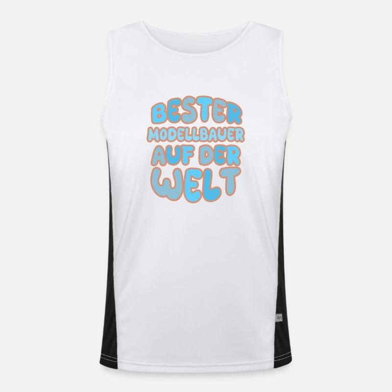 Gift for model builder Men's Functional Contrast Tank Top 