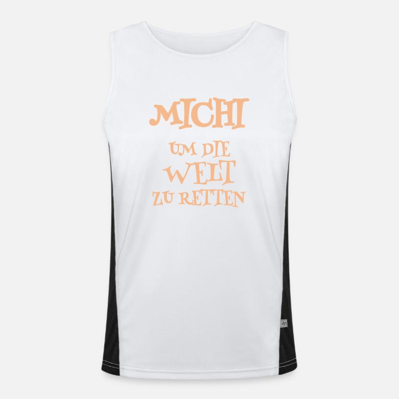 Cadeau pour Michi Débardeur respirant contrasté Homme 