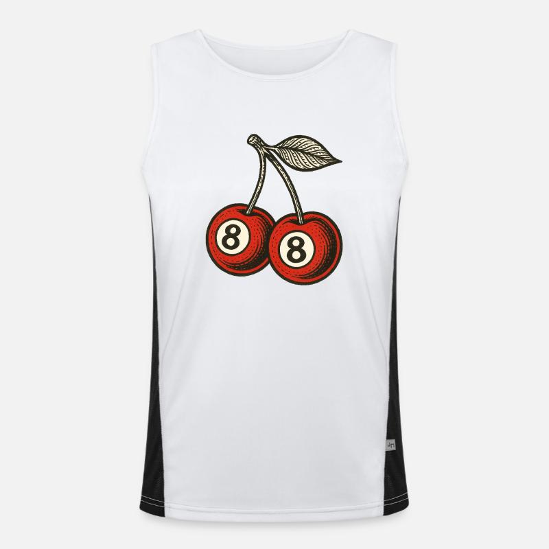 8 Bällebad Funktionelles Kontrast-Tank Top für Männer 