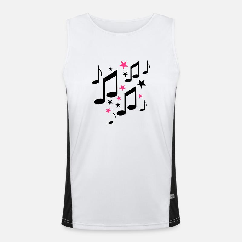 notes Men's Functional Contrast Tank Top 