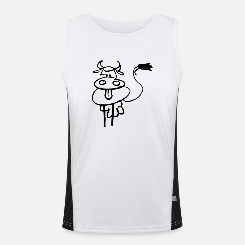 vache Men's Functional Contrast Tank Top 