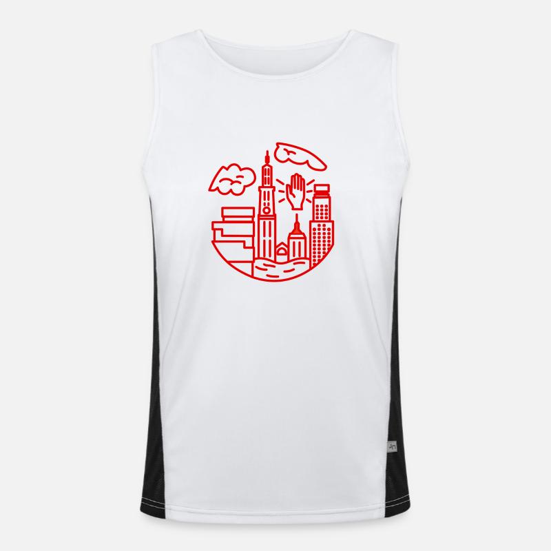 ANT//WERPEN Débardeur respirant contrasté Homme 