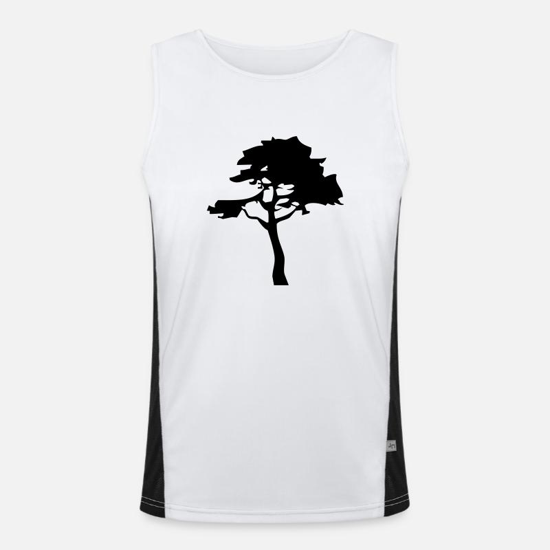 baum_2 Funktionelles Kontrast-Tank Top für Männer 