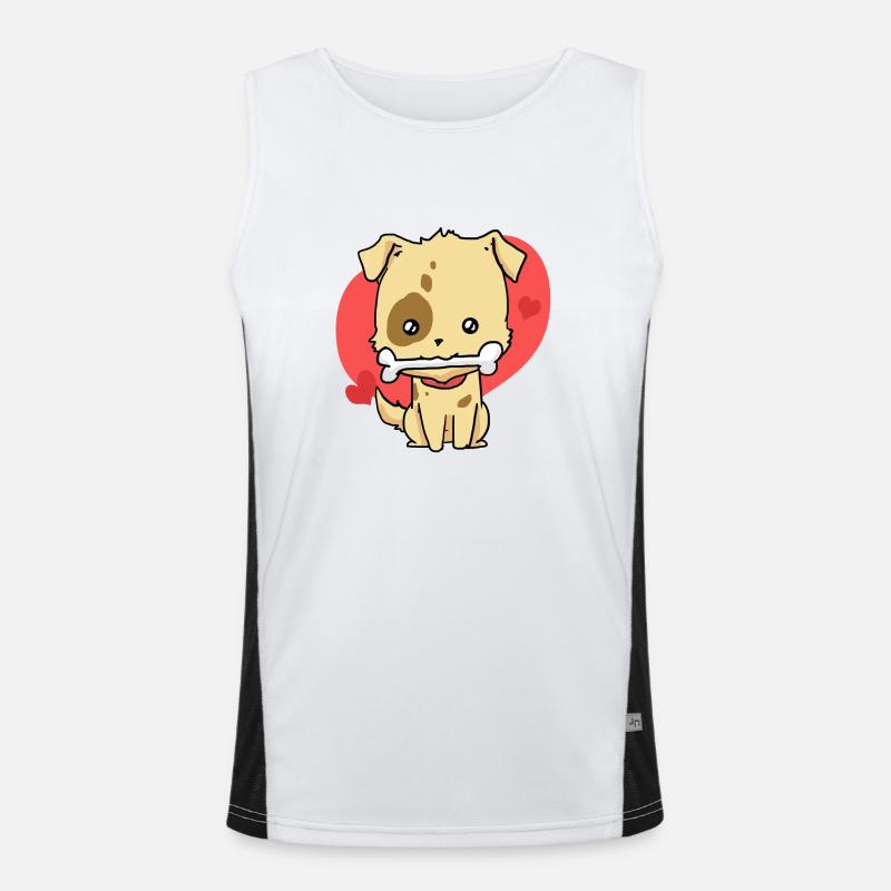 dog Men's Functional Contrast Tank Top 