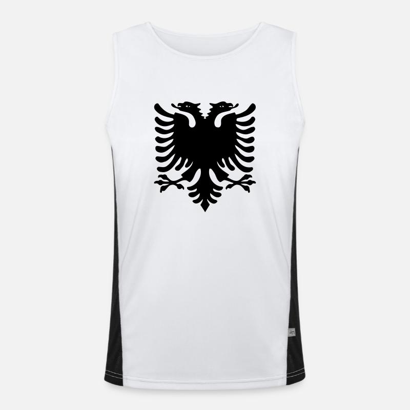 double-headed eagle Men's Functional Contrast Tank Top 