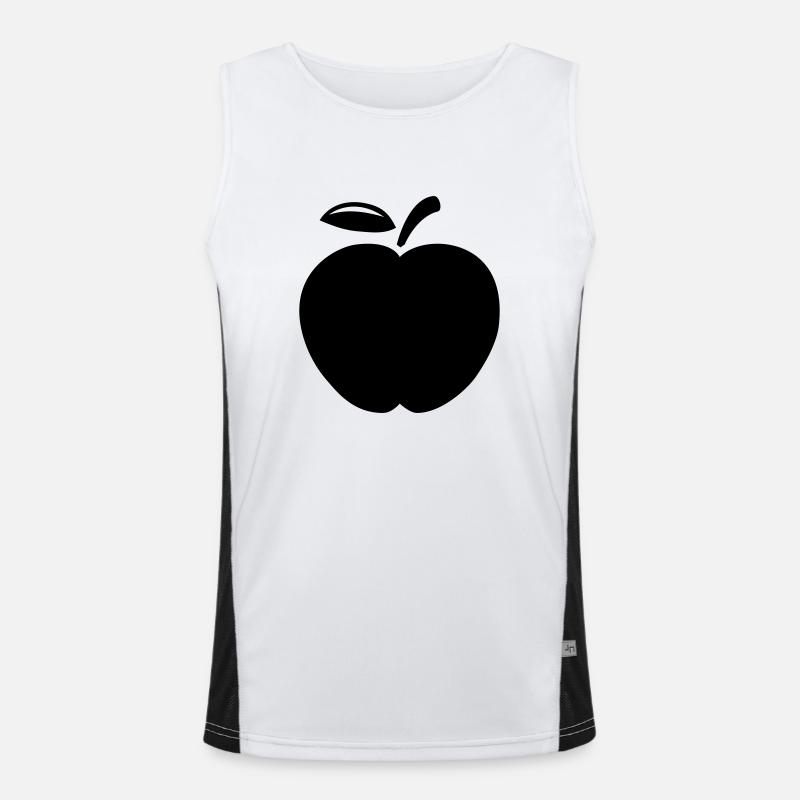 apple__1f1 Funktionelles Kontrast-Tank Top für Männer 