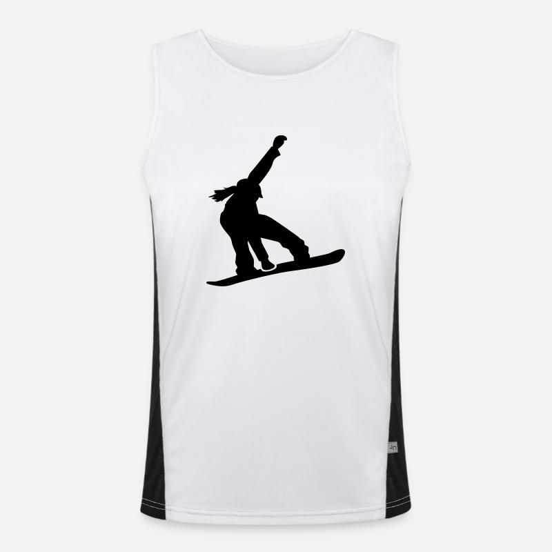 Snowboard Men's Functional Contrast Tank Top 