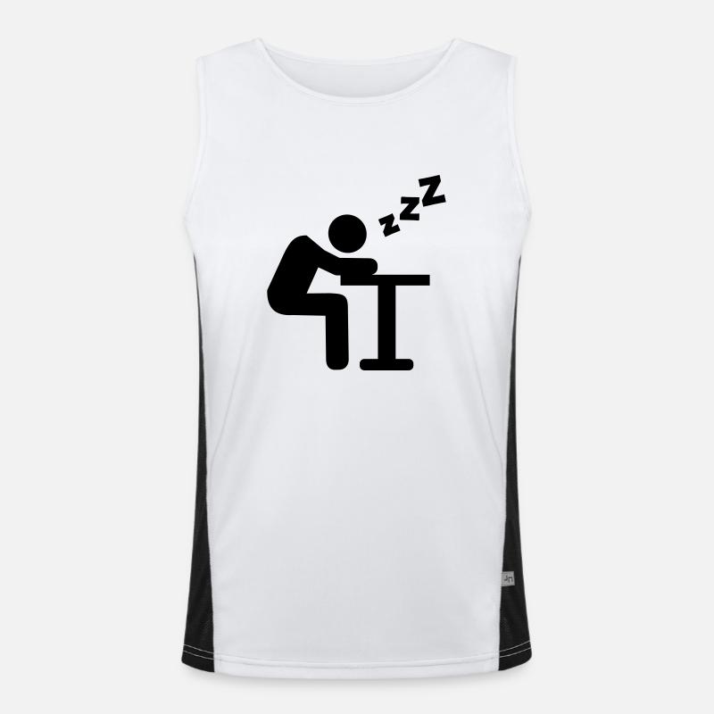 Sleeping Men's Functional Contrast Tank Top 