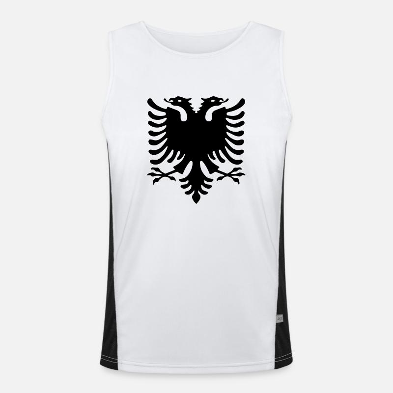 adler design Funktionelles Kontrast-Tank Top für Männer 