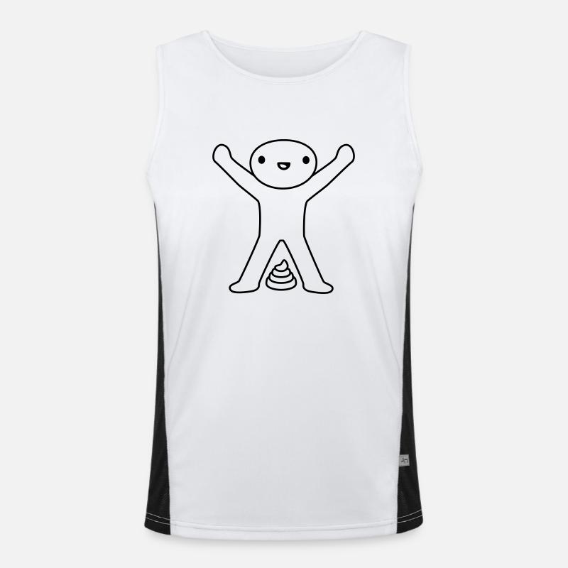 Happy child Kacka made Men's Functional Contrast Tank Top 
