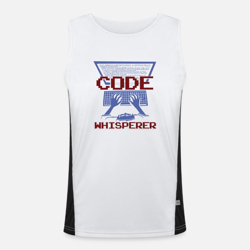 Code Whisperer Men's Functional Contrast Tank Top 