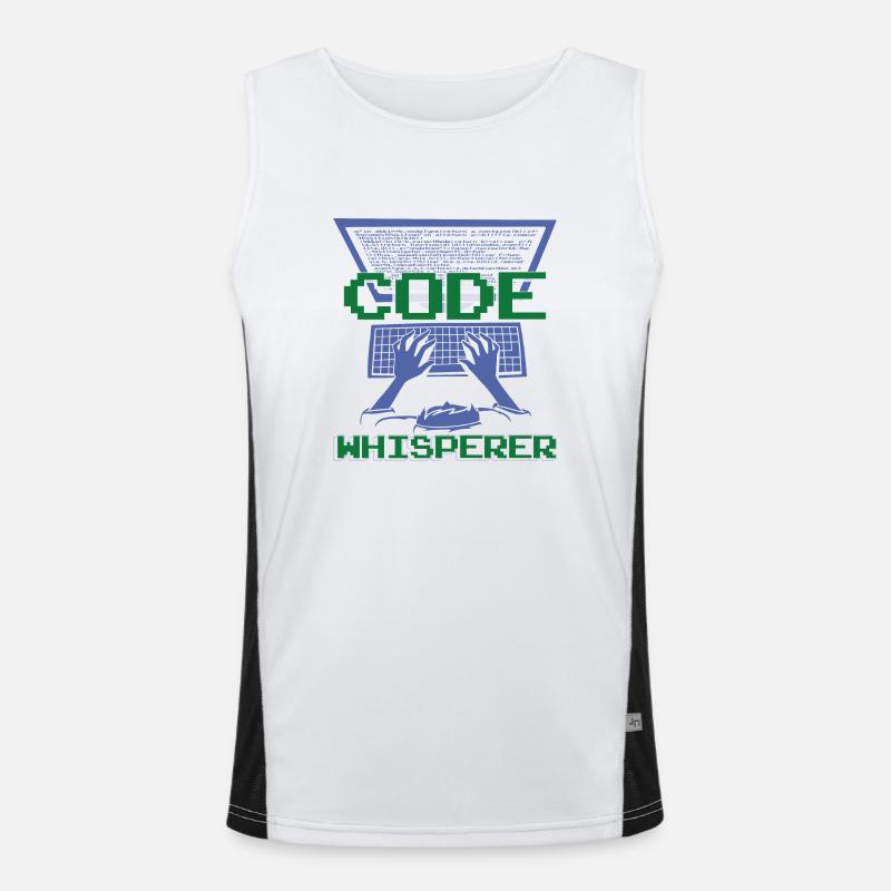 Code Whisperer Men's Functional Contrast Tank Top 