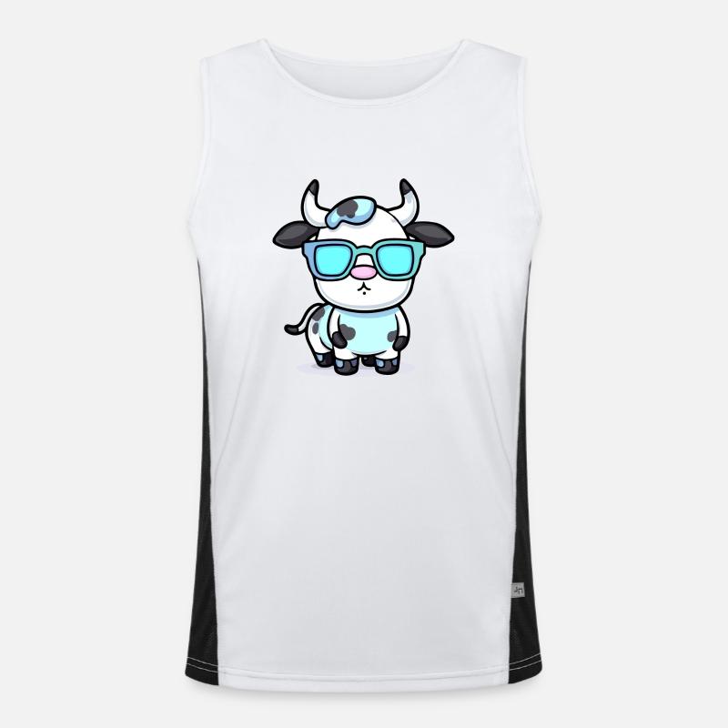 Lalla la vache Débardeur respirant contrasté Homme 