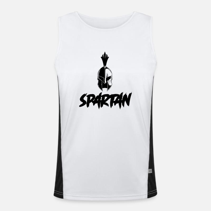 spartan Funktionelles Kontrast-Tank Top für Männer 