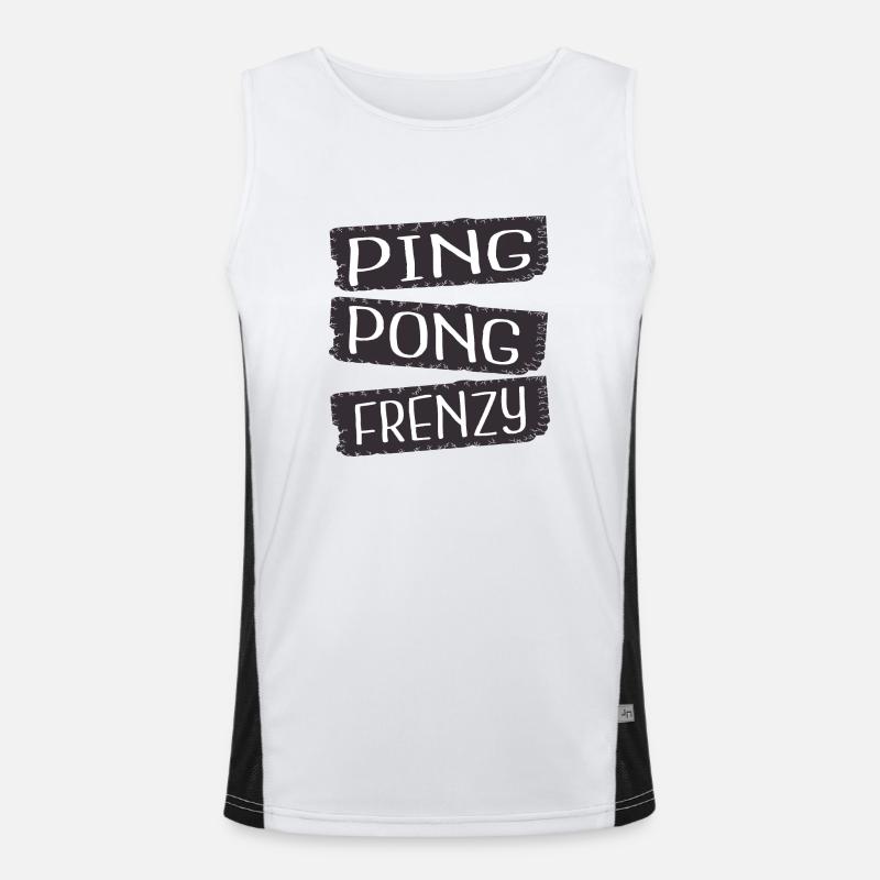 speed challenges rapid movement velocity training Funktionelles Kontrast-Tank Top für Männer 