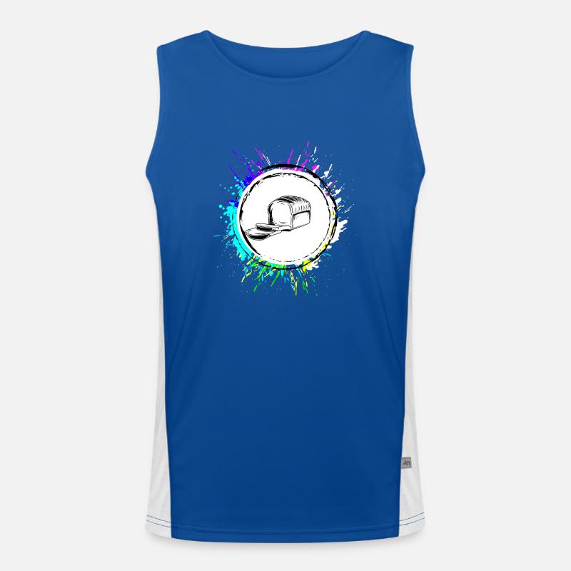 Bread Baking Baker Men's Functional Contrast Tank Top 