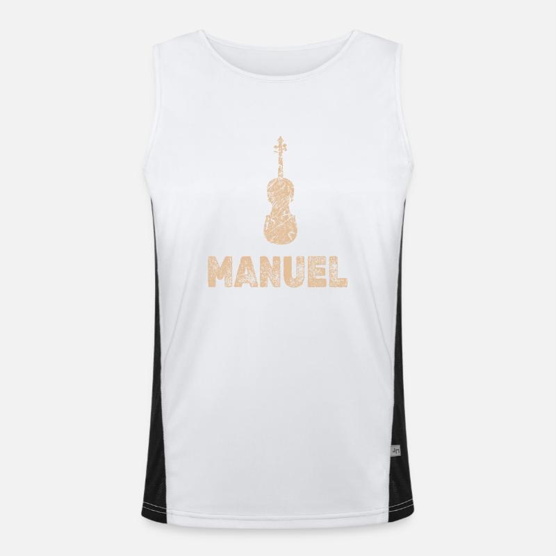 Manuel as viola Men's Functional Contrast Tank Top 