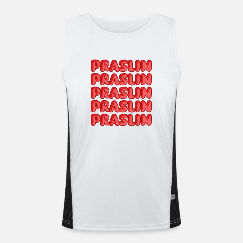 Cadeau pour Praslin Débardeur respirant contrasté Homme 