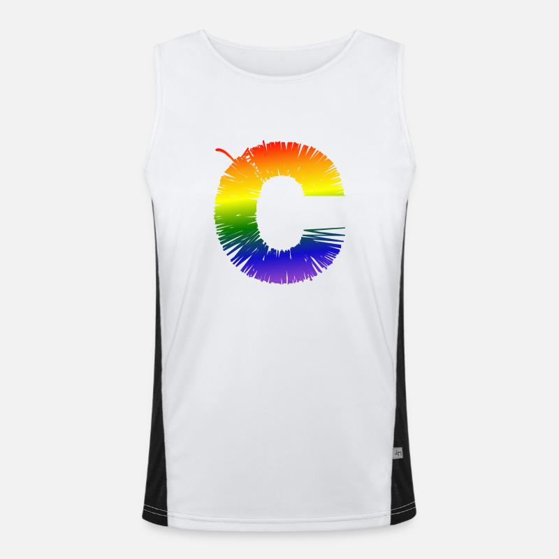 Rainobow C Funktionelles Kontrast-Tank Top für Männer 