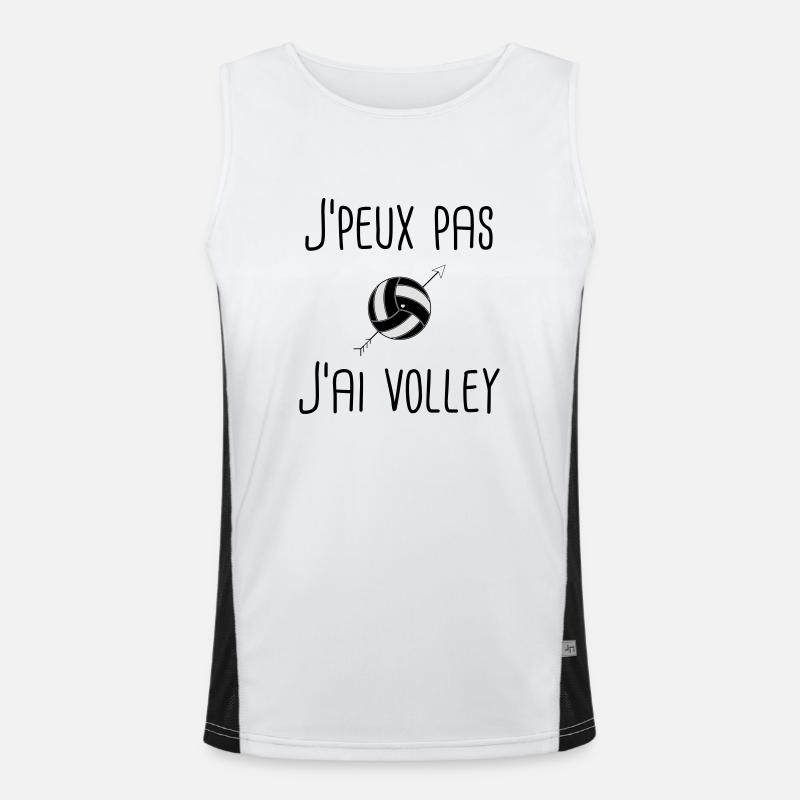 volley Débardeur respirant contrasté Homme 