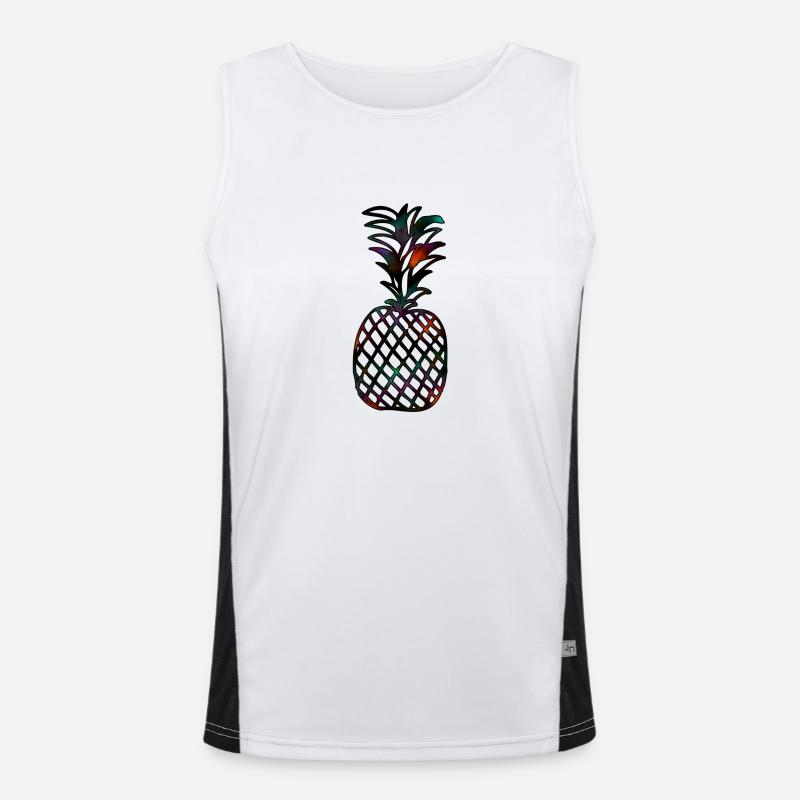 pineapple Men's Functional Contrast Tank Top 