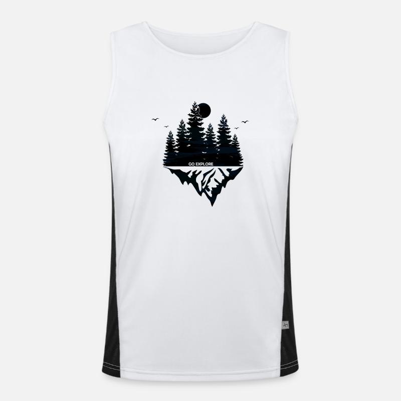 Go Explore Men's Functional Contrast Tank Top 