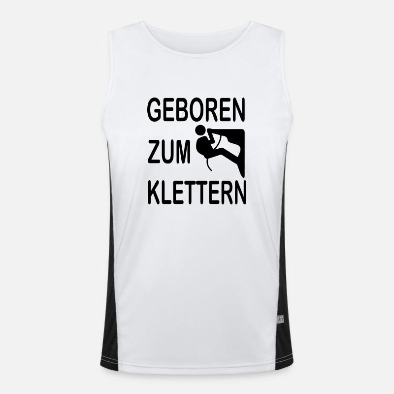 climbing Funktionelles Kontrast-Tank Top für Männer 