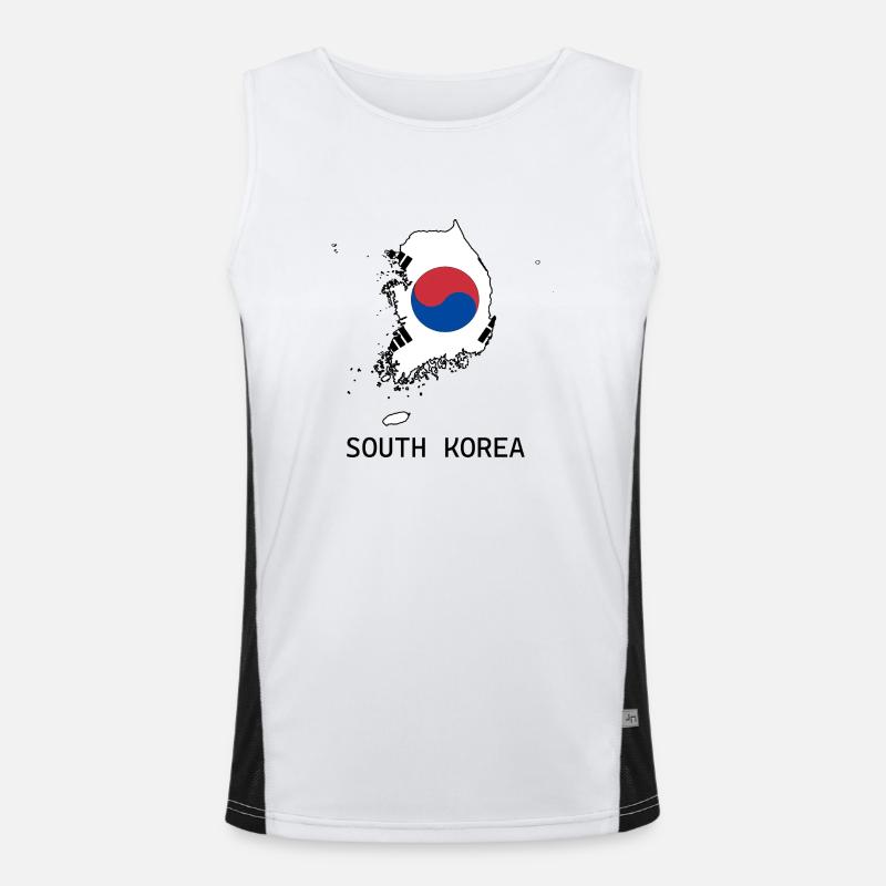 South Korea Men's Functional Contrast Tank Top 