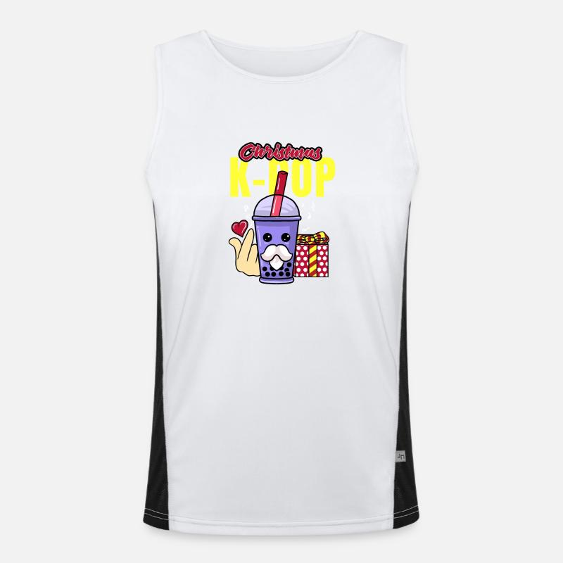 KPOP NOËL 4 Débardeur respirant contrasté Homme 
