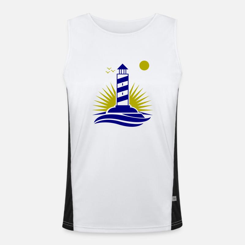 Lighthouse Men's Functional Contrast Tank Top 