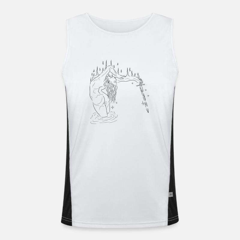 Déesse du feu Débardeur respirant contrasté Homme 