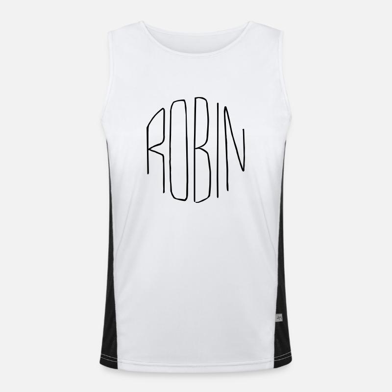 Robin Funktionelles Kontrast-Tank Top für Männer 