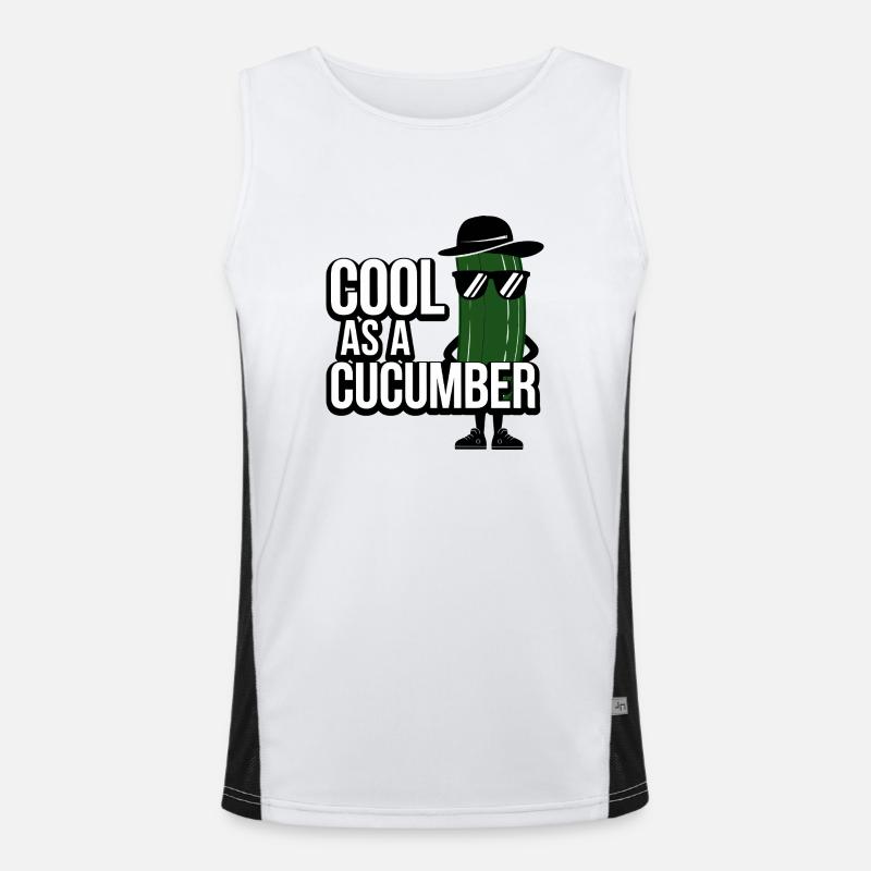 Cool As A Cucumber Men's Functional Contrast Tank Top 