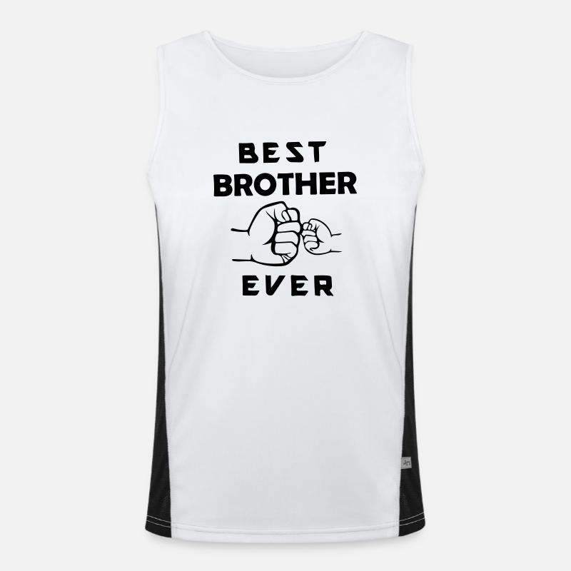 best brother ever Men's Functional Contrast Tank Top 