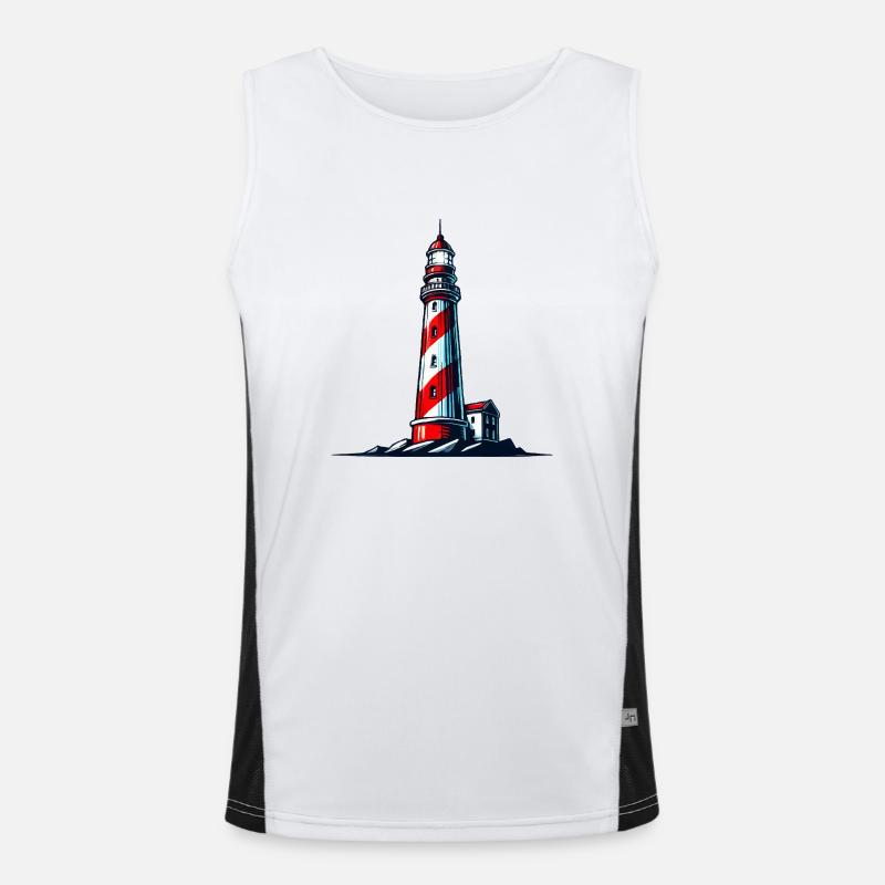 lighthouse Men's Functional Contrast Tank Top 