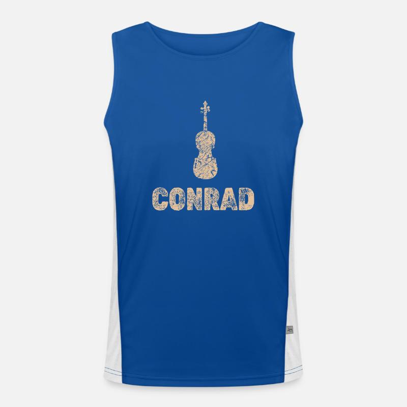 Conrad as viola Men's Functional Contrast Tank Top 