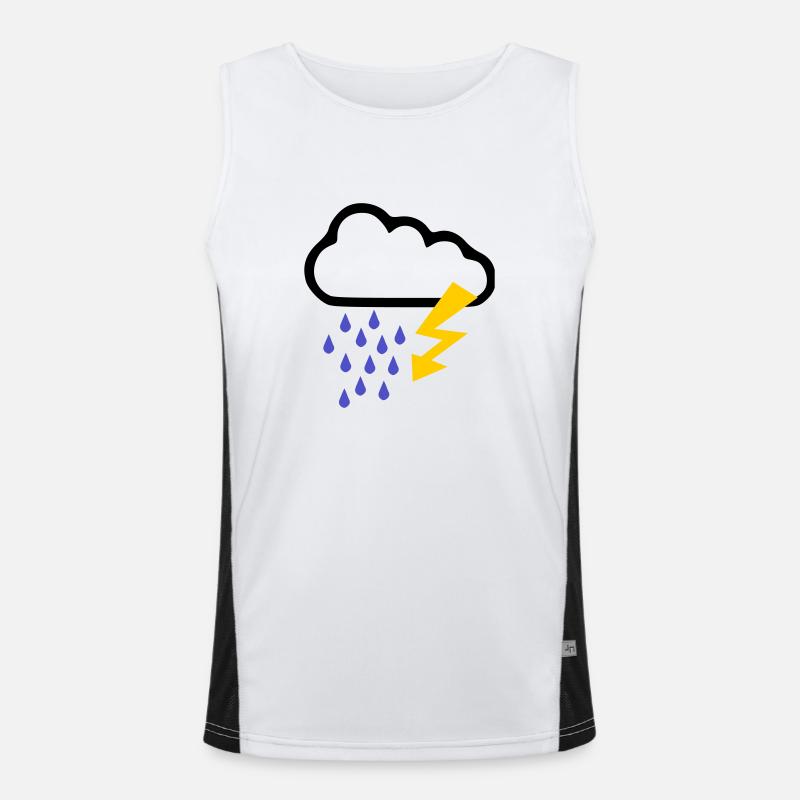 Orage - Temps - Flash Débardeur respirant contrasté Homme 