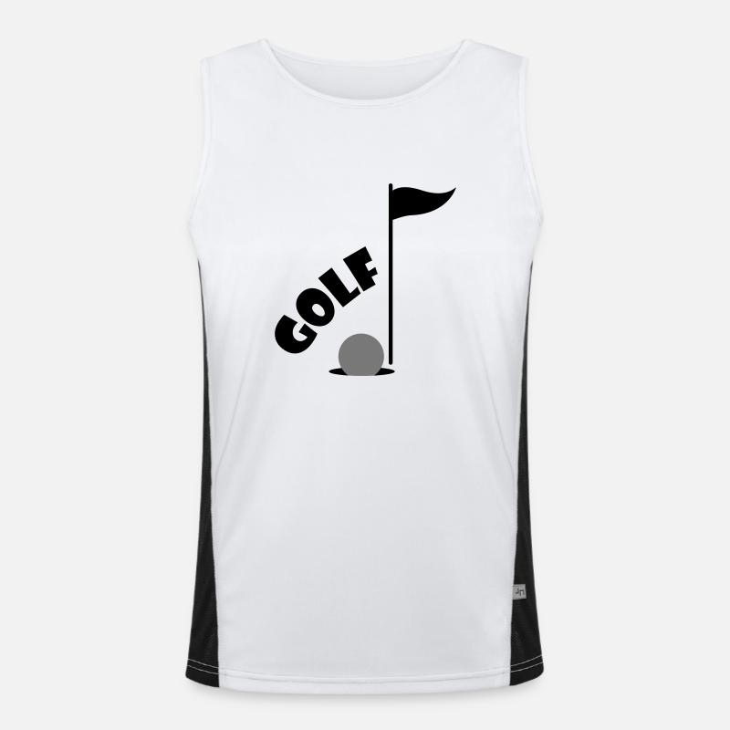golf Men's Functional Contrast Tank Top 