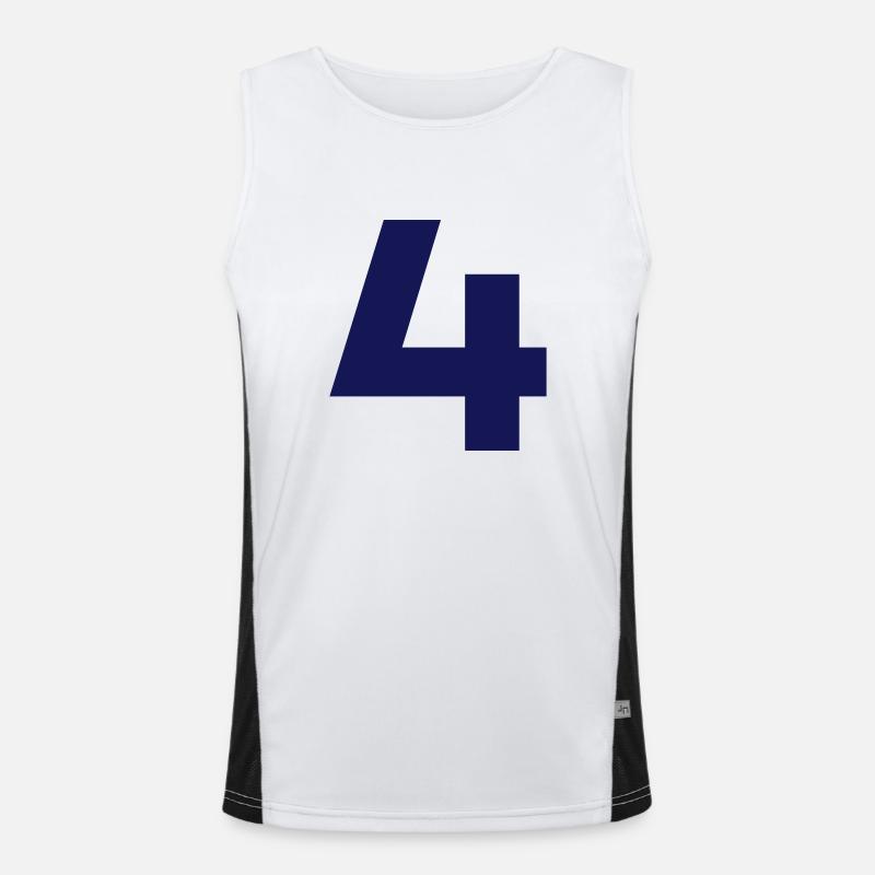 Vier 4 Funktionelles Kontrast-Tank Top für Männer 