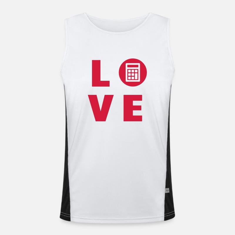 comptable / comptabilité / compter / chiffre Débardeur respirant contrasté Homme 