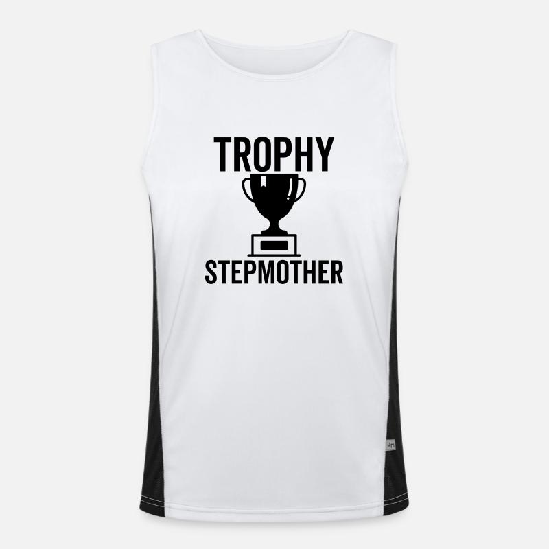 Trophäe Stiefmutter Funktionelles Kontrast-Tank Top für Männer 