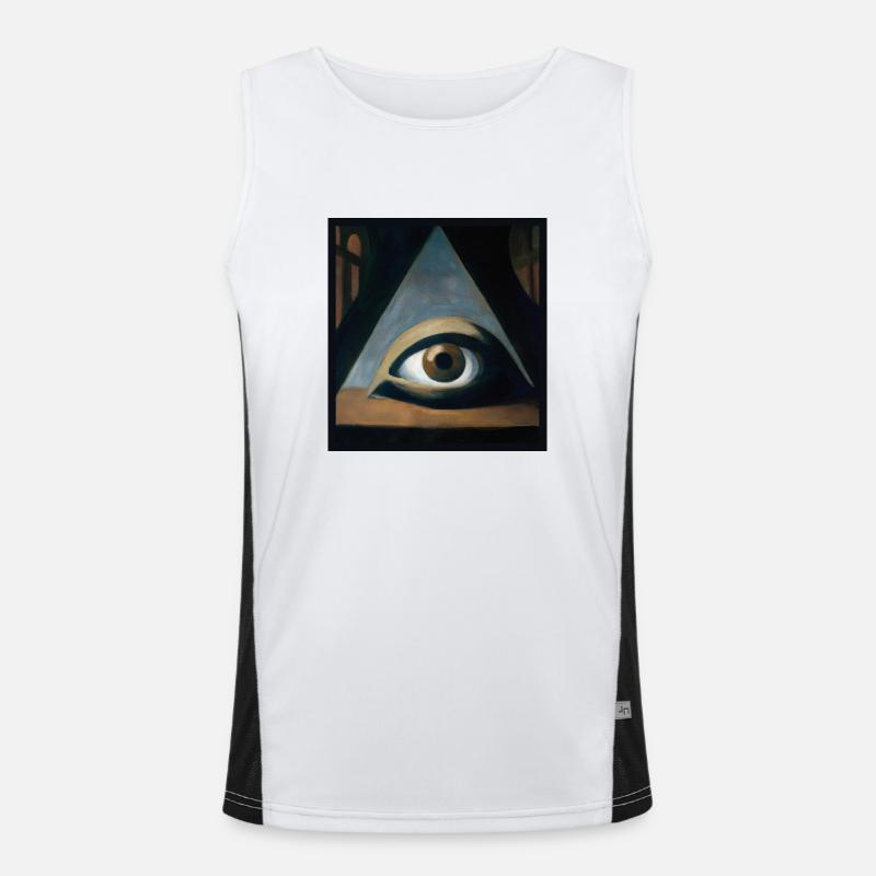 The Occult Eye Men's Functional Contrast Tank Top 
