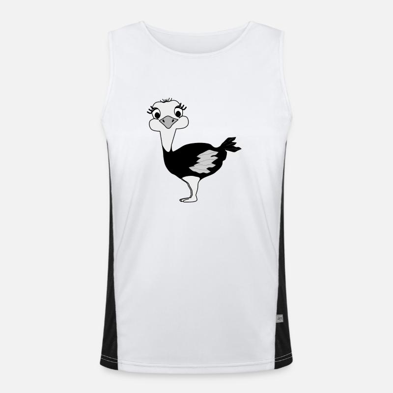 Ostrich Men's Functional Contrast Tank Top 