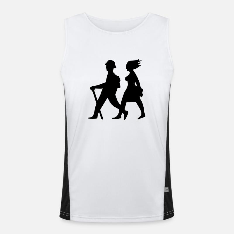 Wandern Funktionelles Kontrast-Tank Top für Männer 