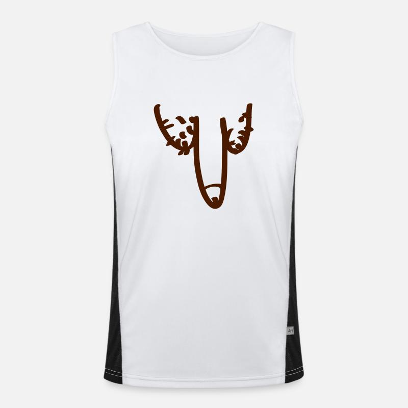 penis Men's Functional Contrast Tank Top 