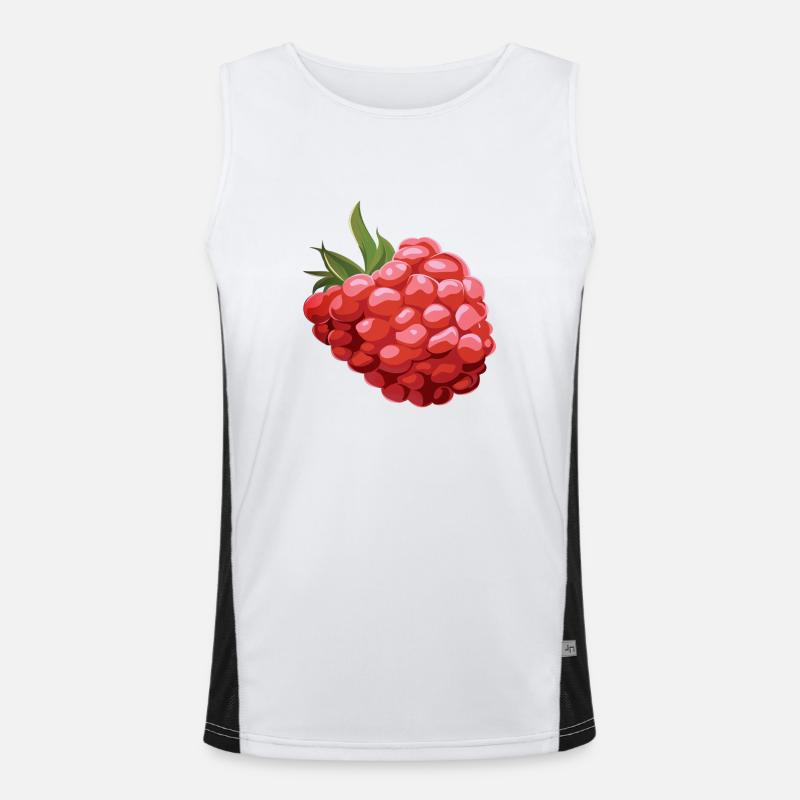 Raspberry Men's Functional Contrast Tank Top 