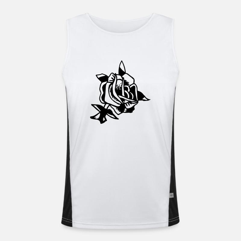 ROSE Funktionelles Kontrast-Tank Top für Männer 