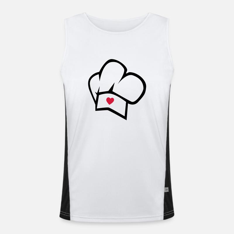 cuisinier Débardeur respirant contrasté Homme 