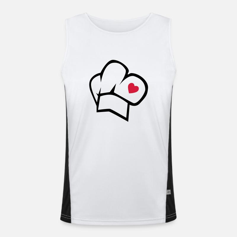 cuisinier Débardeur respirant contrasté Homme 