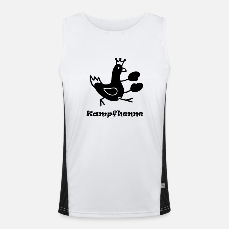 Game hen Men's Functional Contrast Tank Top 